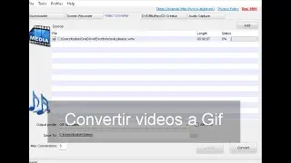 Convertir de Video a Gif