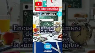 &iexcl;Desaf&iacute;o matem&aacute;tico del d&iacute;a! 🤔🔢
