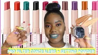 FENTY BEAUTY  PRO FILT'R CONCEALERS  AND TRANSLUCENT SETTING POWDER