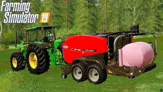 BALING GRASS & MAKING TMR | La Baume MAP TIMELAPSE #10