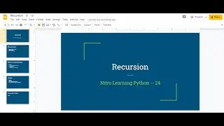 Intro to Python - Recursion