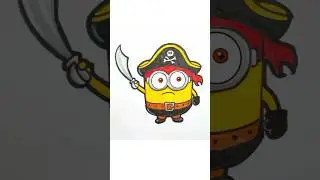 Pirate minion | Song   #minion  #pirates   #coloring