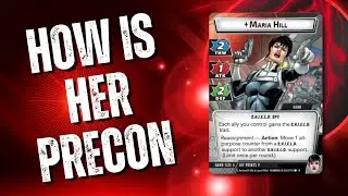 Playing With The Maria Hill Precon in Marvel Champions