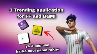 3 Trending apps for cool names | New Font application 2023 | stylish name generator for ff and BGMI