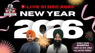 🎆 Radio Anniversary & New Year Special #MehfilMitranDi #Zindaginama #1483 LIVE 31.12.2025