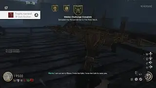 Call of Duty: WWII - Nazi Zombies, Prologue Round 25, Save Klaus Round 16, Solo, No Downs (Part 4)