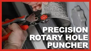 6️⃣ interchangeable heads for quick, clean punches with ARES 32016 Precision Rotary Hole Puncher