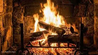3 Hours Cozy Fireplace Sound (No Music) 🔥 Crackling Fire Ambience for Sleep & Focus 🪵
