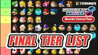 FINAL MARIO KART TIER LIST characters, karts, bikes, tires, gliders - Wave 6 DLC v3.0.0