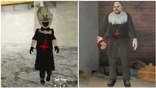 Ice Scream 7 vs Mr meat 2 Evil Nun Mod Escape Endings