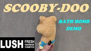 LUSH SCOOBY-DOO BATH BOMB DEMO
