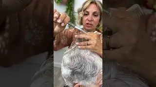 Седая стрижка, которая сделает вас моложе!