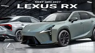 LEXUS RX 2027: Более футуристический и спортивный роскошный внедорожник? Обновленный дизайн.