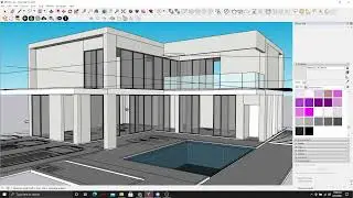 MODERN HOUSE 3D BREAKDOWN IN SKETCHUP / MAKING 3D FASTER