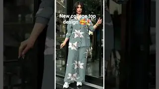 | new Trending top design 🥰🎉|college top outfits #2025 #trending #youtubeshorts