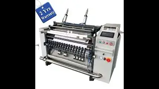 UTFQ900T Automatic bank credit card terminals receipt thermal paper roll cutter slitter rewinder