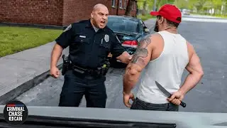 Craziest Face-Offs With Dangerous Criminals and High Speed Police Chases #44
