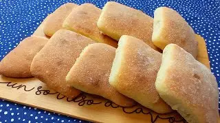 PANINI FATTI IN CASA - BUONI, FACILI E GOLOSISSIMI - PANE CIABATTA FATTO IN CASA -CON FARINA DI RISO