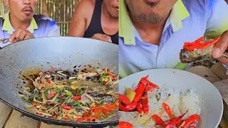 How Cooking Bullfrogs and eating with pepper delicious