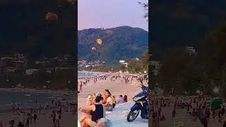 หาดป่าตอง ยามเย็น | Patong Beach Phuket #shorts #youtube #youtubeshots #lastory #yearofyou #2023