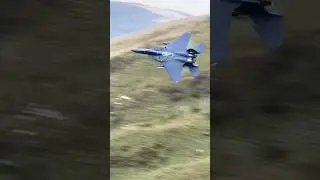 494th panthers back in the Mach Loop in the F15E Strike Eagle #MACHLOOP #LFA7 #USAF #F15 #AVIATION
