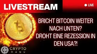 KRYPTO LIVE TRADING 🔴! BITCOIN VOR DUMP AUF 75.000$?! 🚨 REZESSION ODER PUMP?!