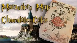🍴LET'S BAKE: Marauders Map Chocolate Cake