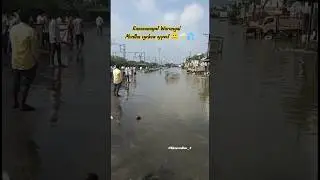 Montha cyclone 🌀 effect heavy #rain#warangal #hanamkonda present situation 😞