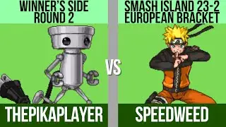 ThePikaPlayer (Chibi) vs. Speedweed (Naruto, Kirby) - Winner's Round 2 - Smash Island 23-2 EU