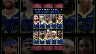 GOLDEN STATE WARRIORS 2025-26 ROSTER POST SIGNING OF JONATHAN KUMINGA 😱
