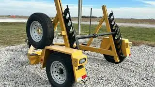7K CG Single Reel Self Loading Trailer