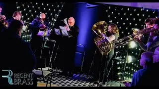 Regent Brass Band Playing O Holy Night At Liberty Church London