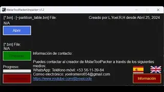 MSTAR DUMP PACK AND UNPACK