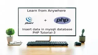 MySQLi database connection | Insert data in MySQLi using PHP Tutorial-3