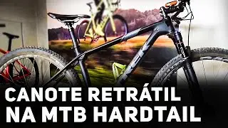 QUEM GANHA? MTB HARDTAIL COM CANOTE RETRÁTIL vs FULL COM CANOTE NORMAL | Canal de Bike