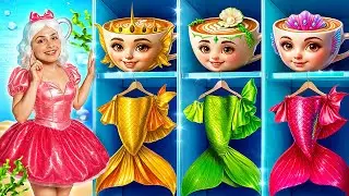 Ballerina Cappuccina becomes a mermaid! Amazing prison makeover!