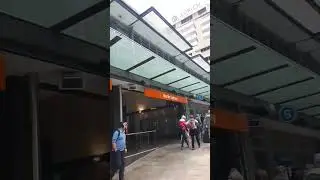 North Sydney station Australia 9.50am 21 July 2023