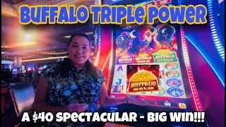 Buffalo Triple Power WIN in Las Vegas!