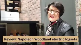 Napoleon Woodland electric logsets #electricfire #electricfireplace