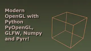 Modern OpenGL programming in Python - part 01 - setup the environment