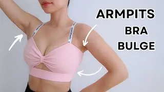 Lose bra bulge, armpit fat in 7 days, get beautiful upper body, standing workout daily home routine