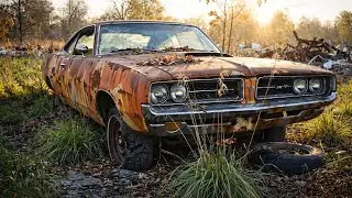 ASMR Dodge Charger R/T 1970 Full Restoration from Abandoned Ruins to Classic Muscle Glory