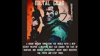 Metal Gear (1987) as an Late 80s Action Movie