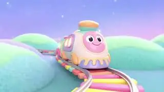 Calm Train Animation for Kids - Relaxing Sensory Video for Toddlers
