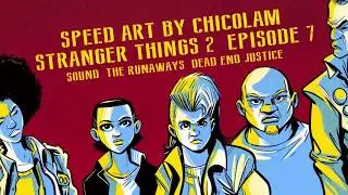 SPEED ART STRANGER THINGS 2 - Episode 7