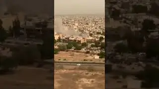#PIA #Pk8303 plane crashed in #Karachi #Pakistan aerial view of crashed site