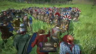 The Last LEGIONARIES Shield Wall — 144 vs 311 in Bannerlord! Eagle Rising Mod: INSANE Battle!