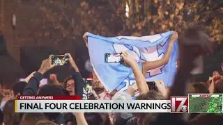 Firefighters issue warning about celebrations after UNC-Duke game