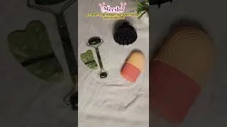 3PCS Combo Jade Roller with Gua Sha Stone, Ice Roller For Face, Hair Scalp Massager #meesho#ytshorts