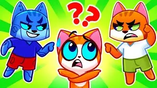 😰 Where Is My Real Daddy? 👨 Real Dad VS Copycat Dad 🤖 | Funny Cartoons for Kids by Paws & Play 😻